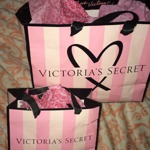 Two victorious secret bags!